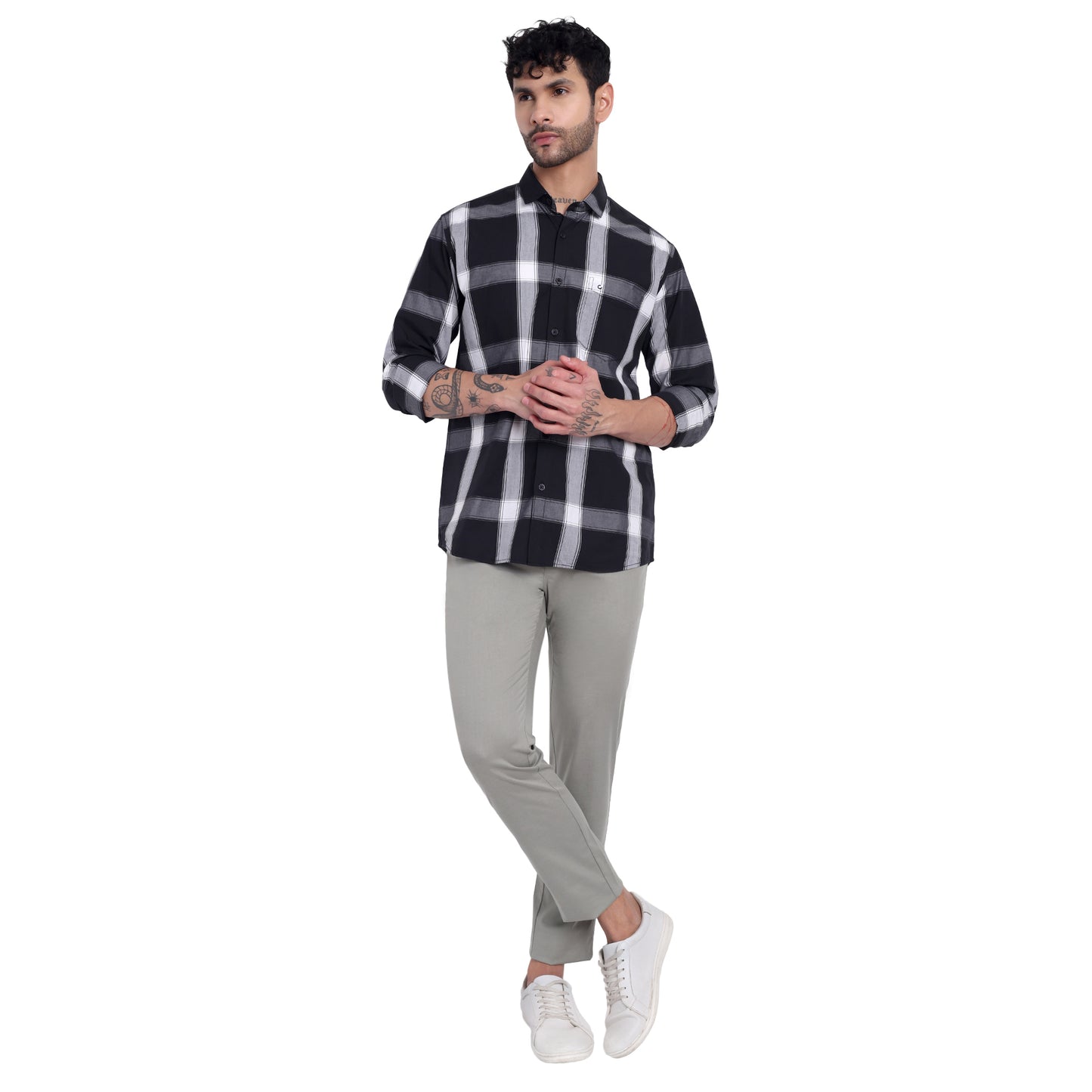 Linen Lycra Trousers