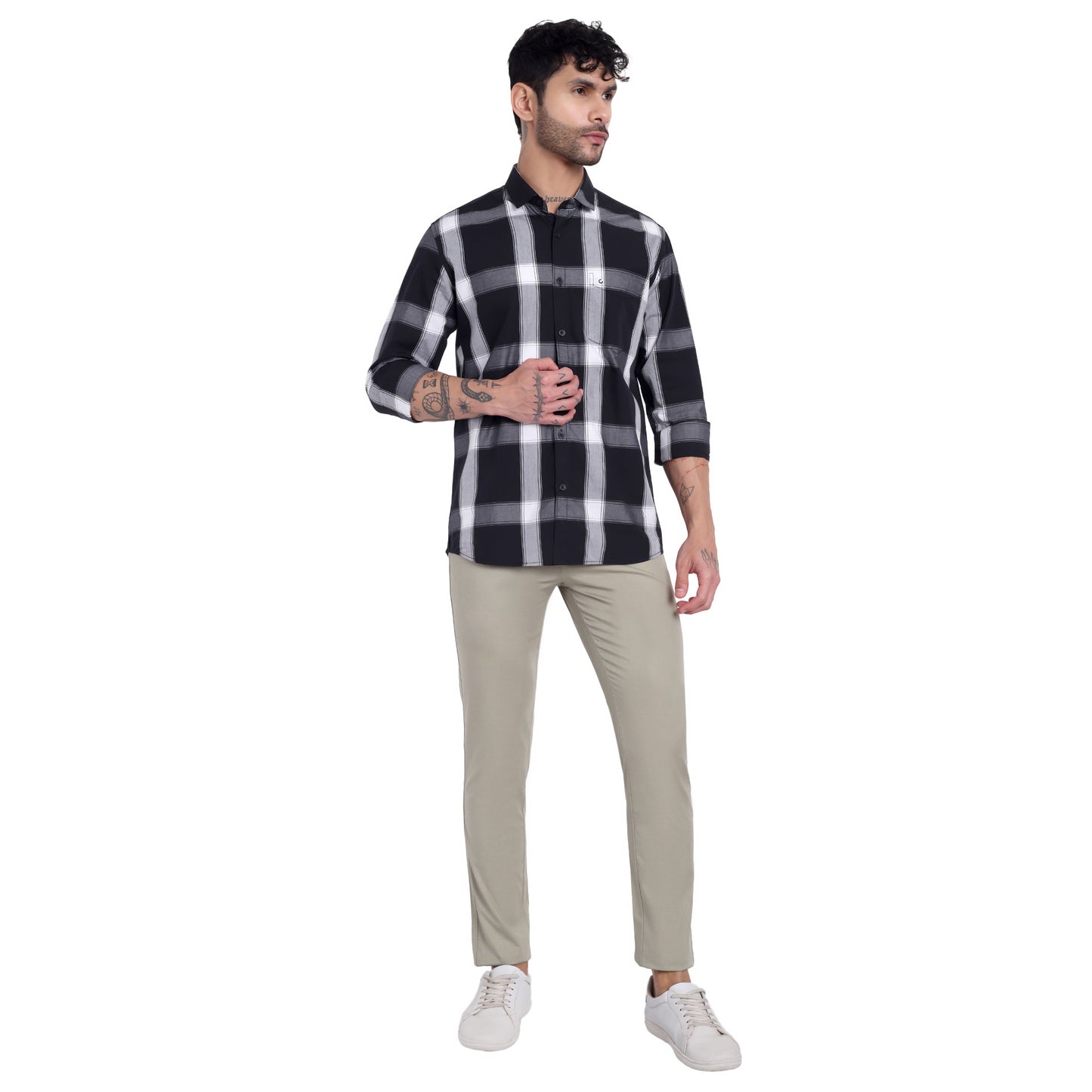 Linen Lycra Trousers