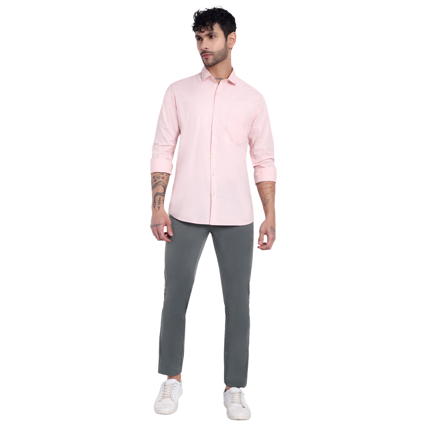 Satin Dobby Trousers