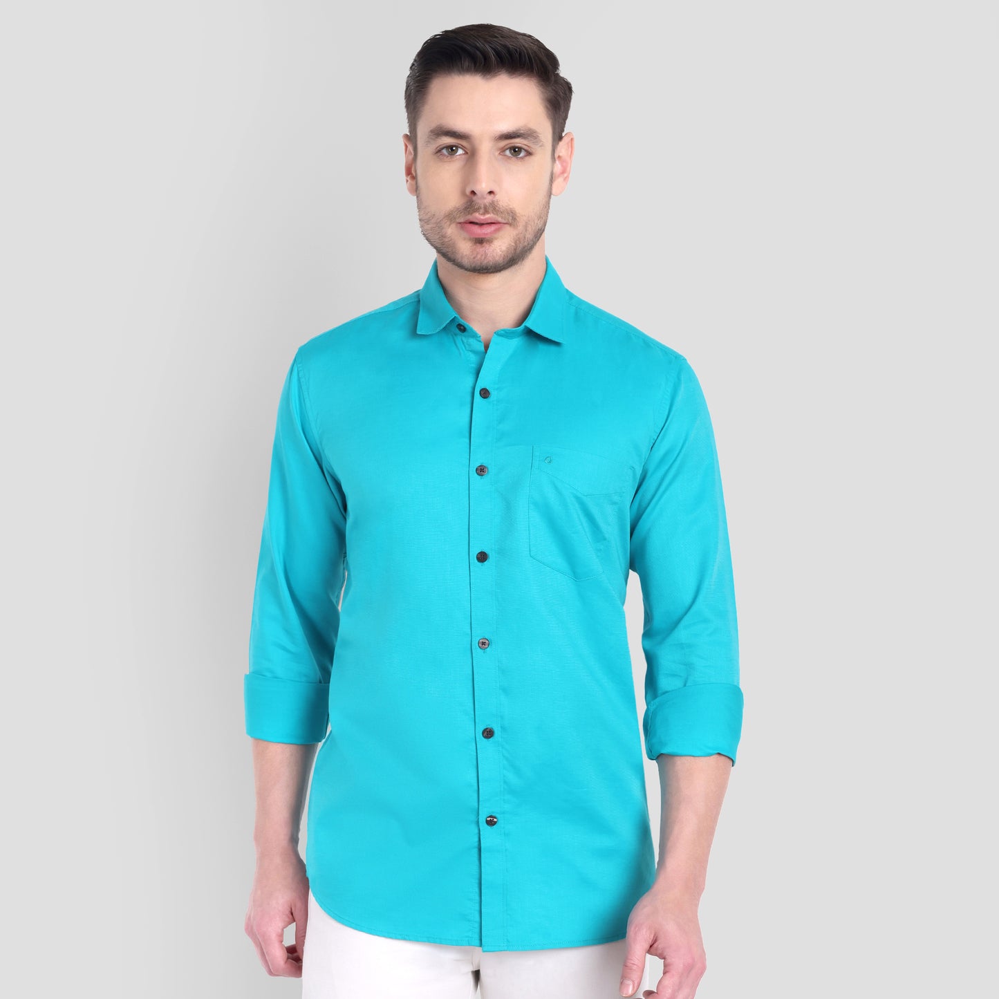 Cotton Filafil Two Tone Shirts