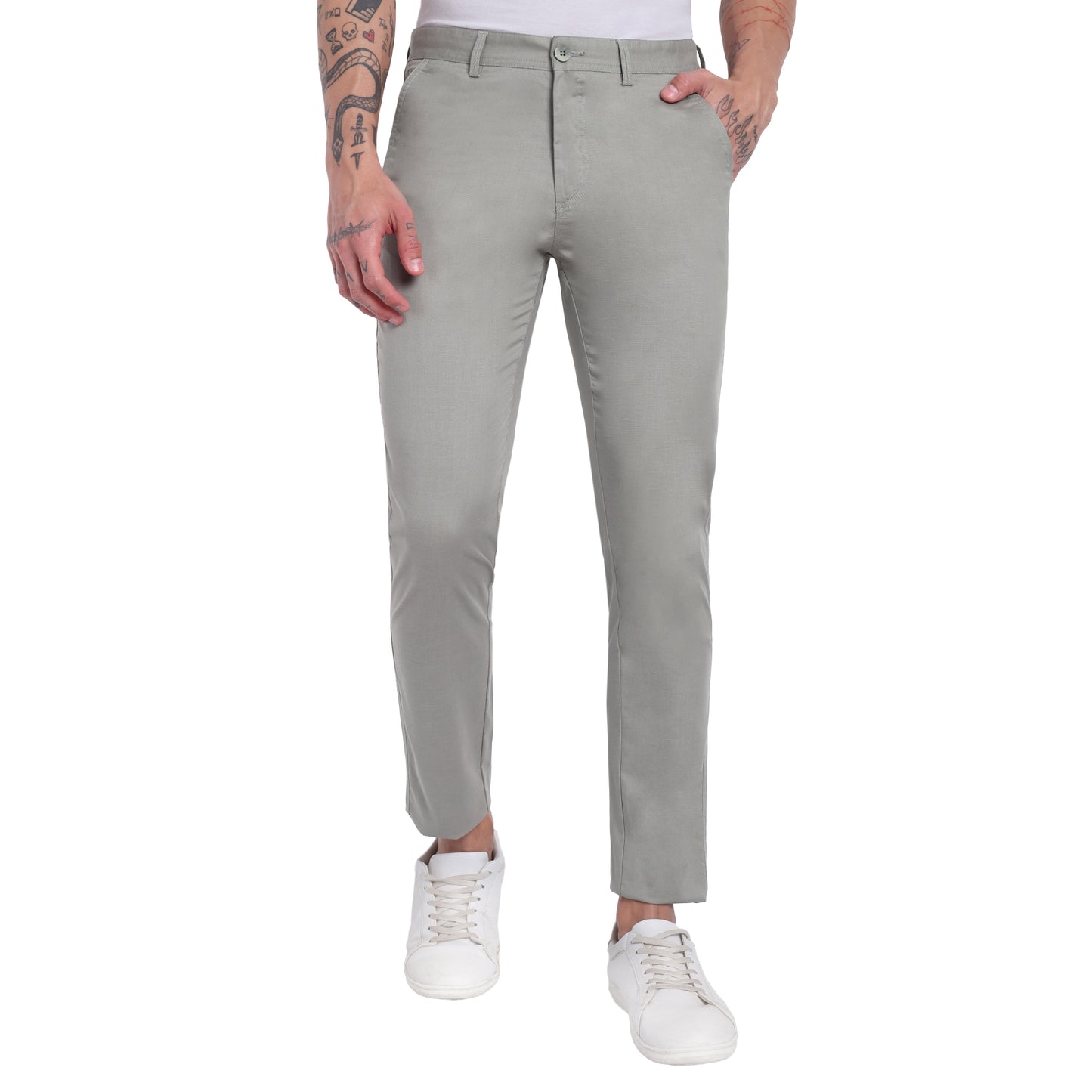 Linen Lycra Trousers