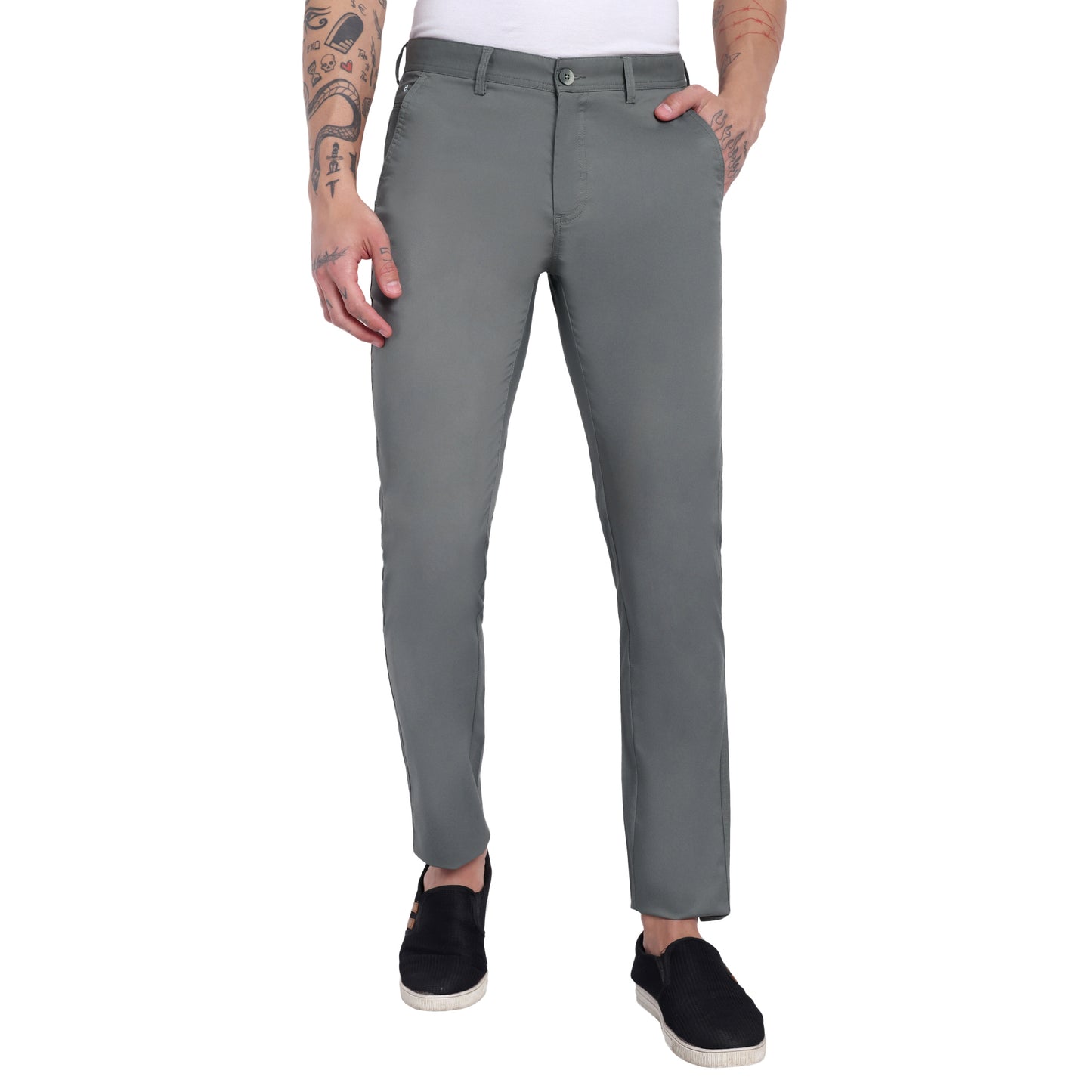 Satin Lycra Trousers