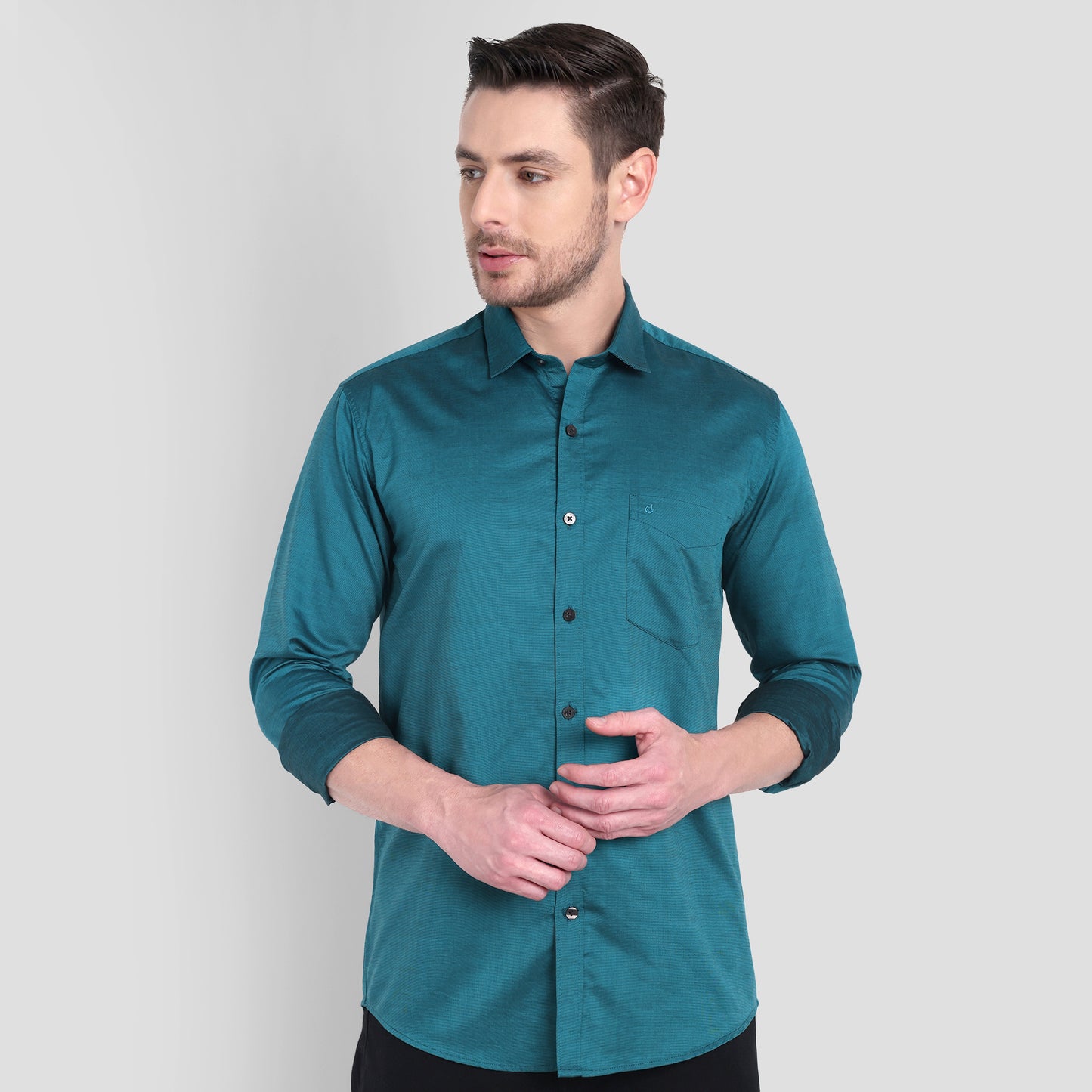 Cotton Filafil Two Tone Shirts