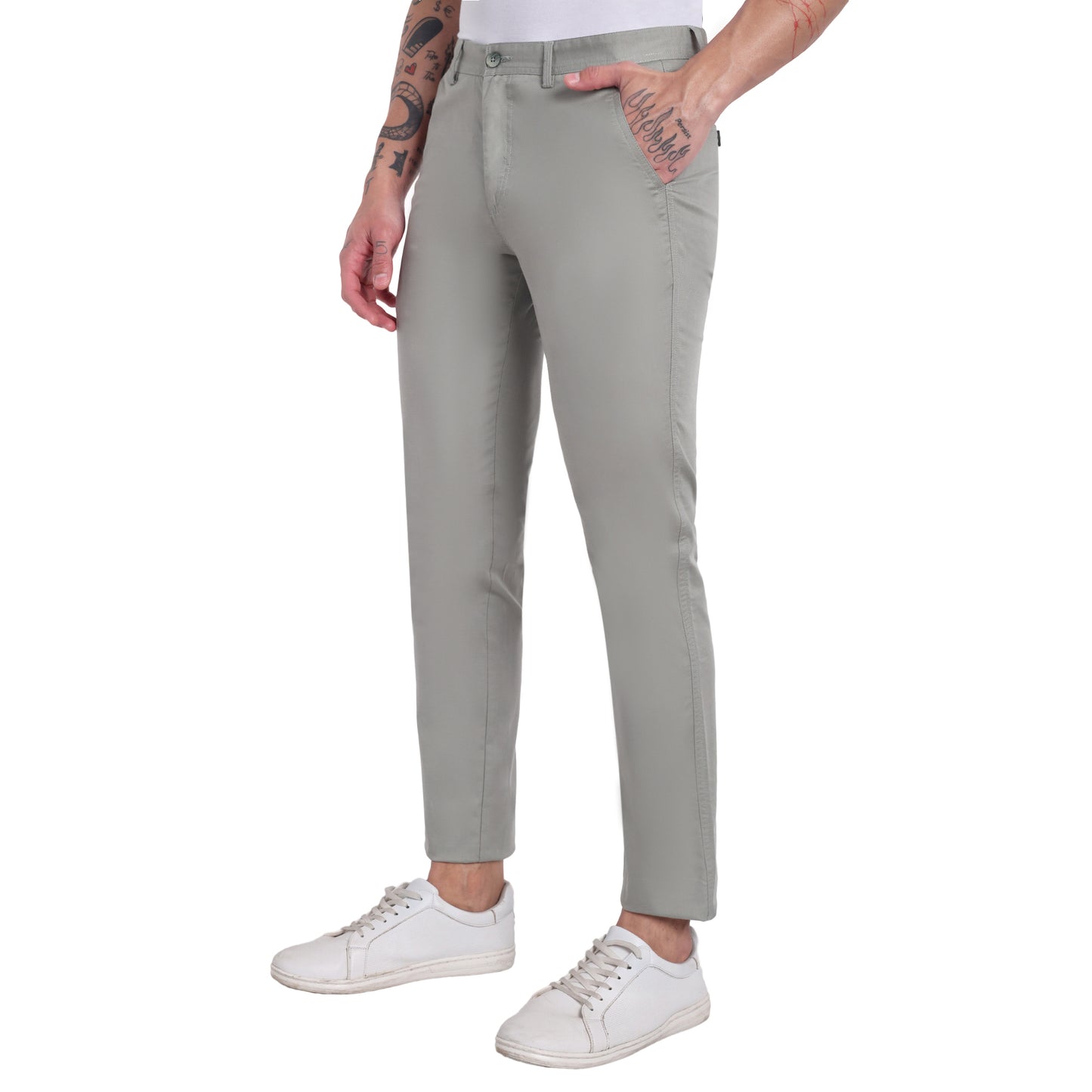 Linen Lycra Trousers