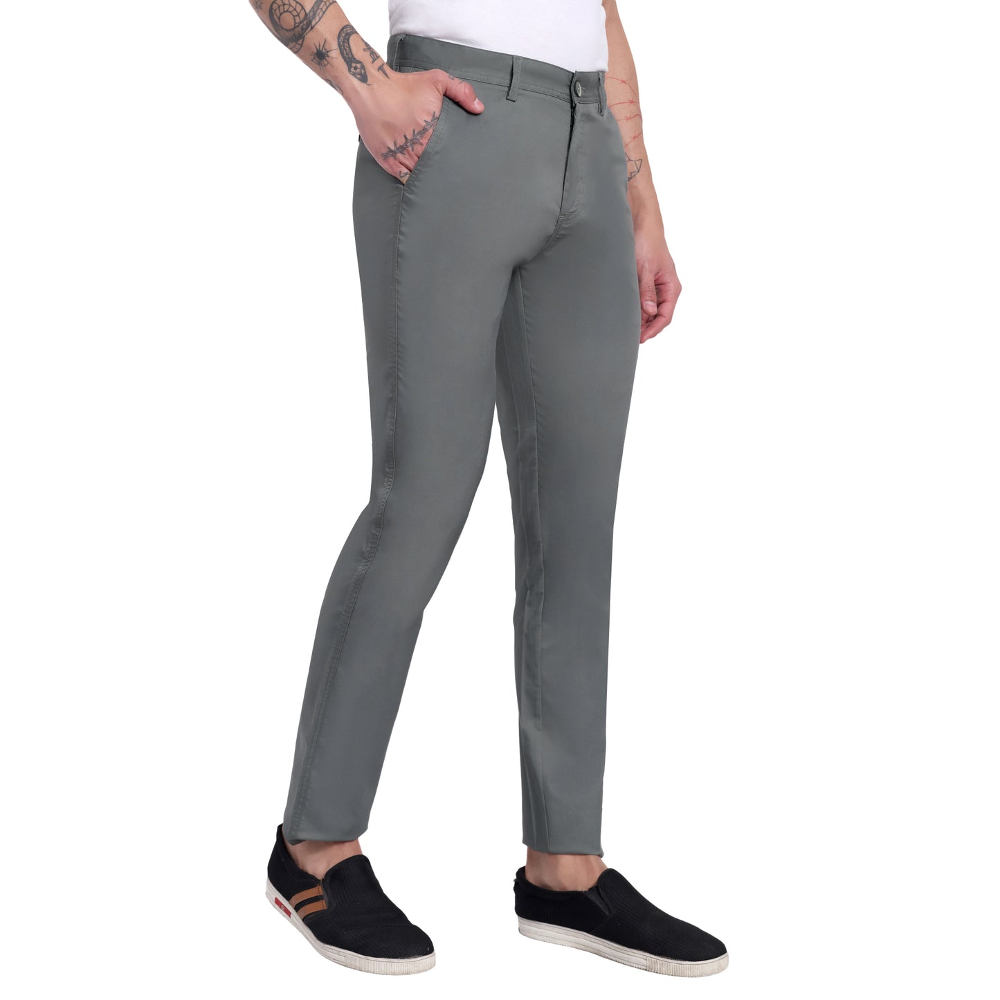 Satin Lycra Trousers
