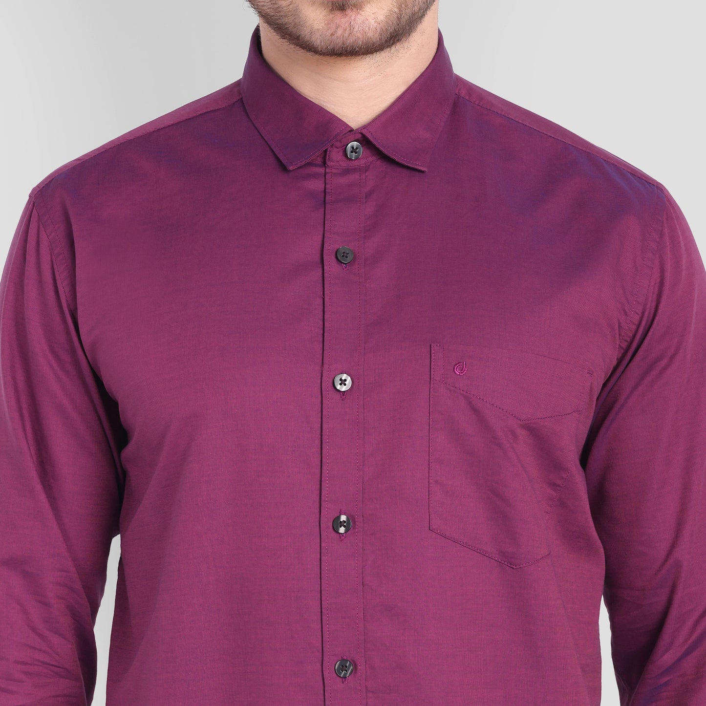Cotton Filafil Two Tone Shirts