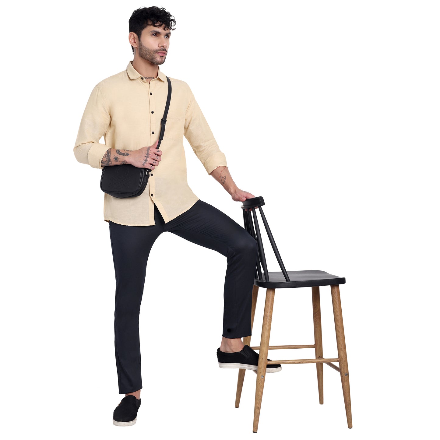 Dobby Lycra Trousers