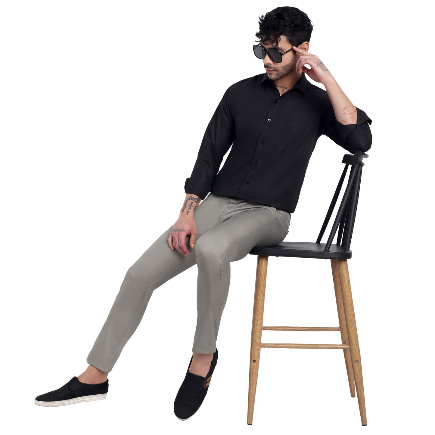 Dobby Lycra Trousers