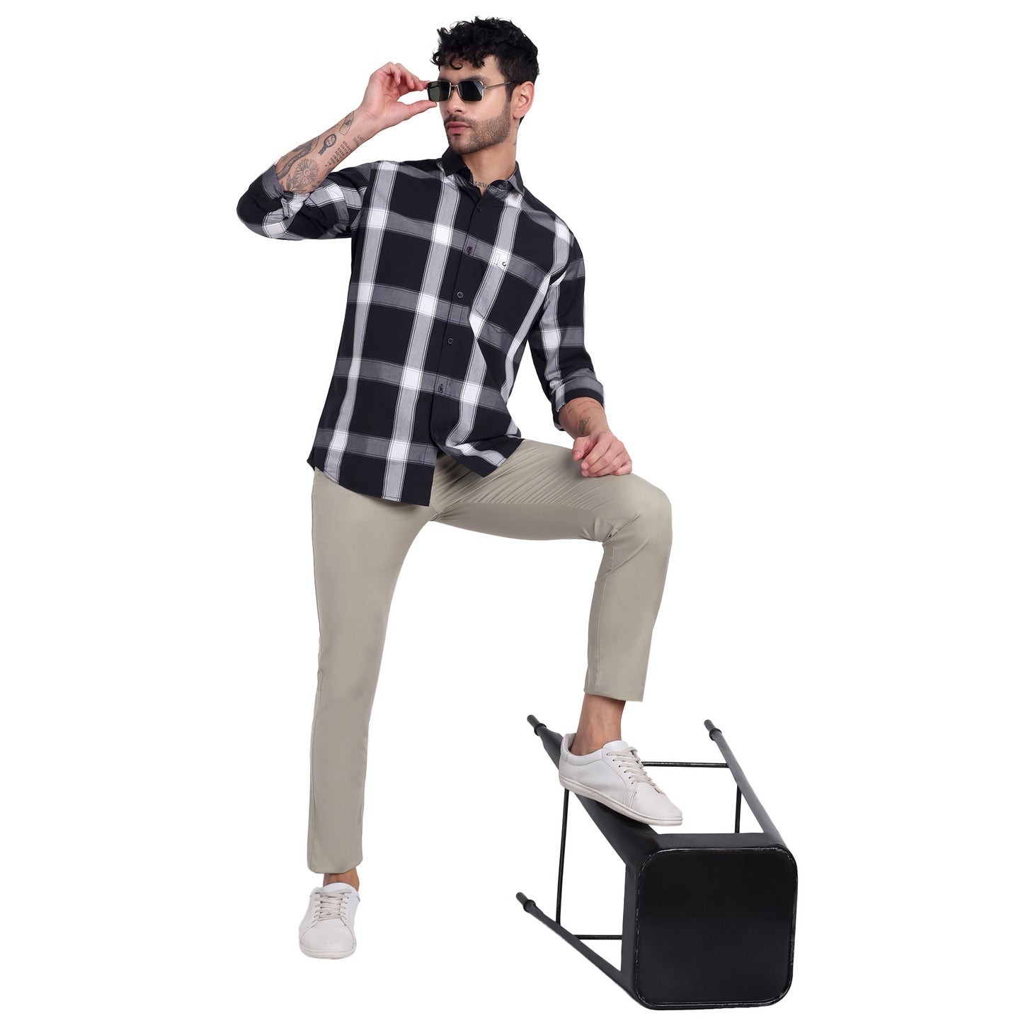 Linen Lycra Trousers