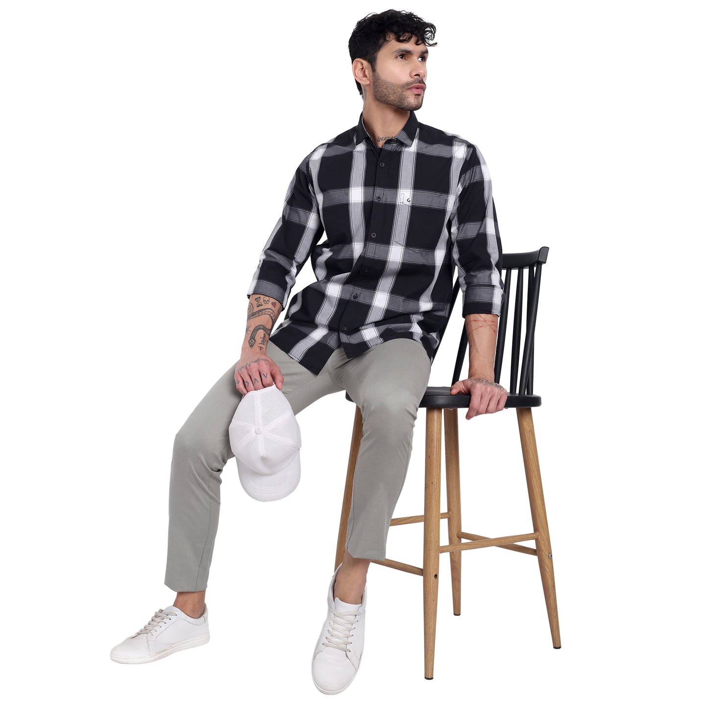 Linen Lycra Trousers