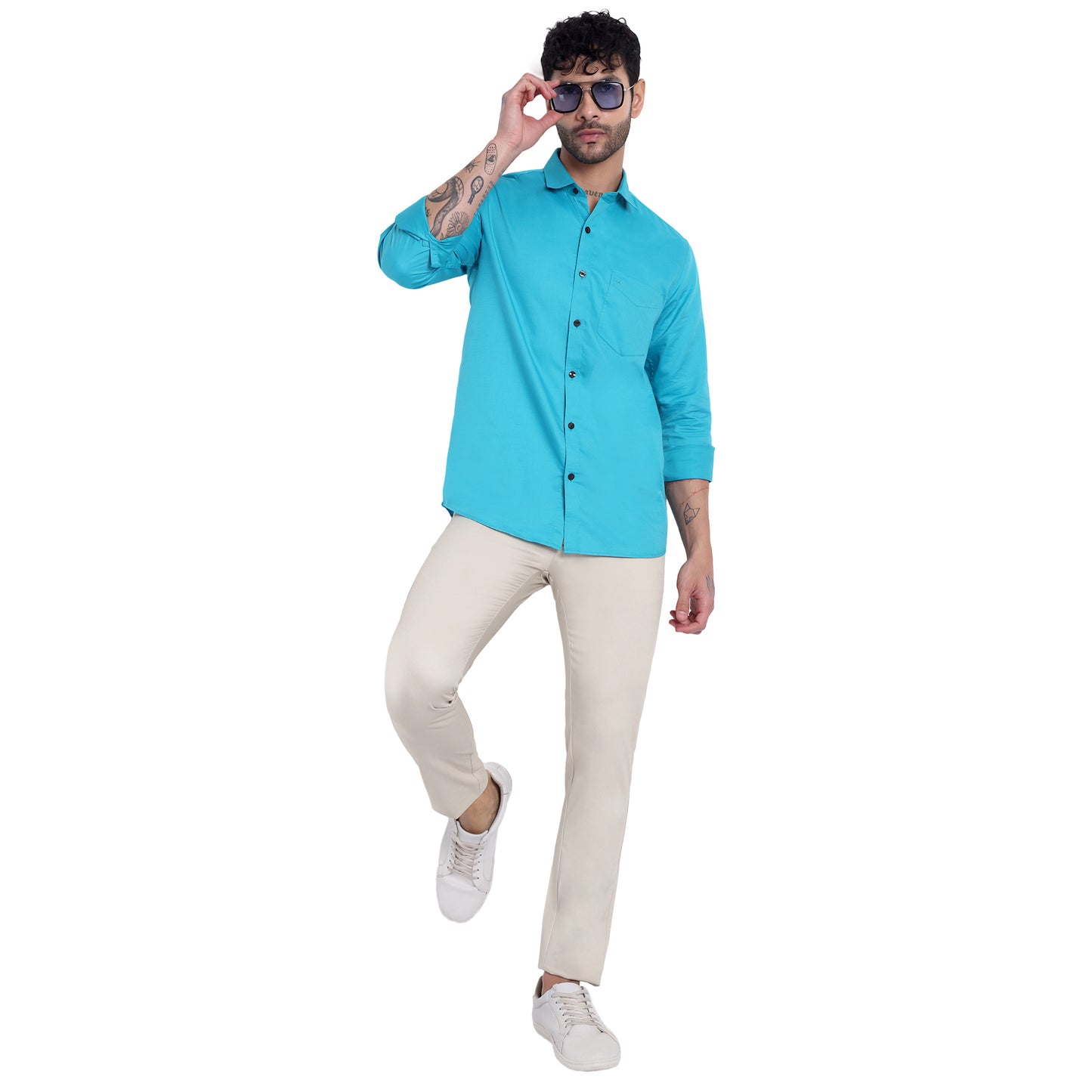 Dobby Lycra Trousers