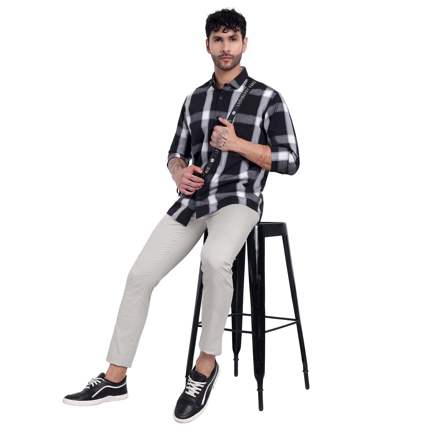 Linen Lycra Trousers