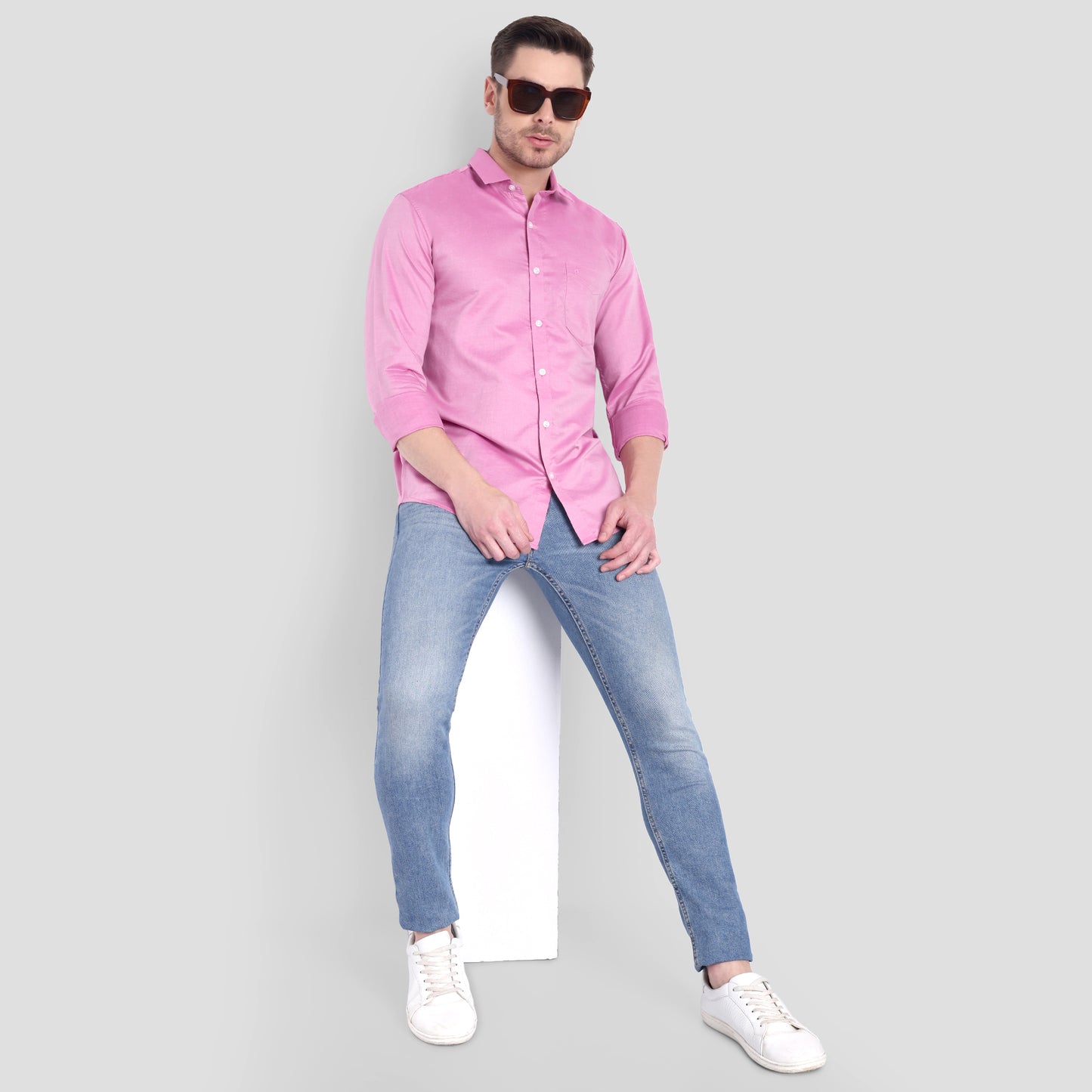Cotton Filafil Two Tone Shirts