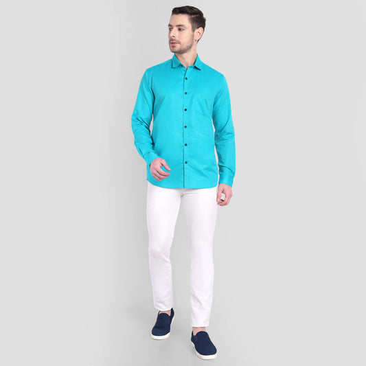 Cotton Filafil Two Tone Shirts