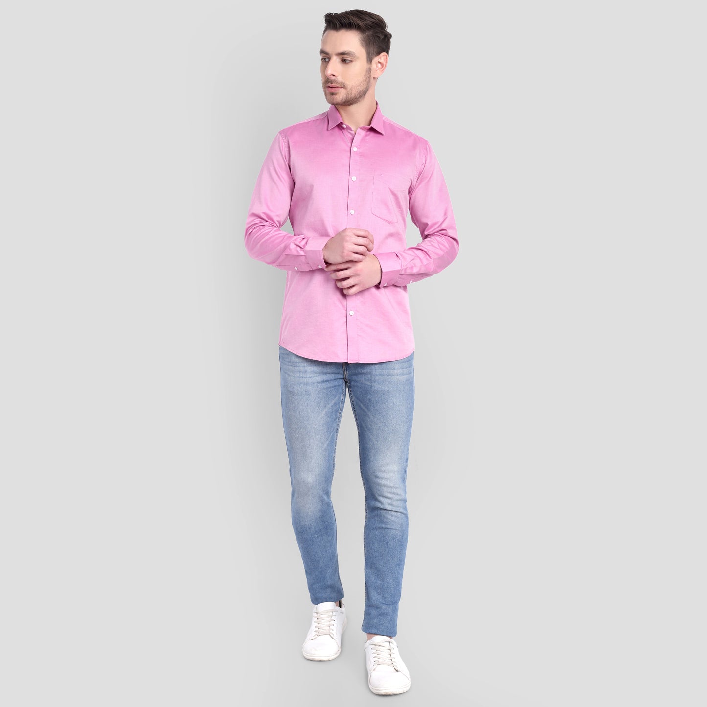 Cotton Filafil Two Tone Shirts