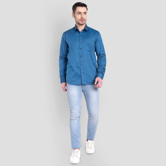 Cotton Filafil Two Tone Shirts