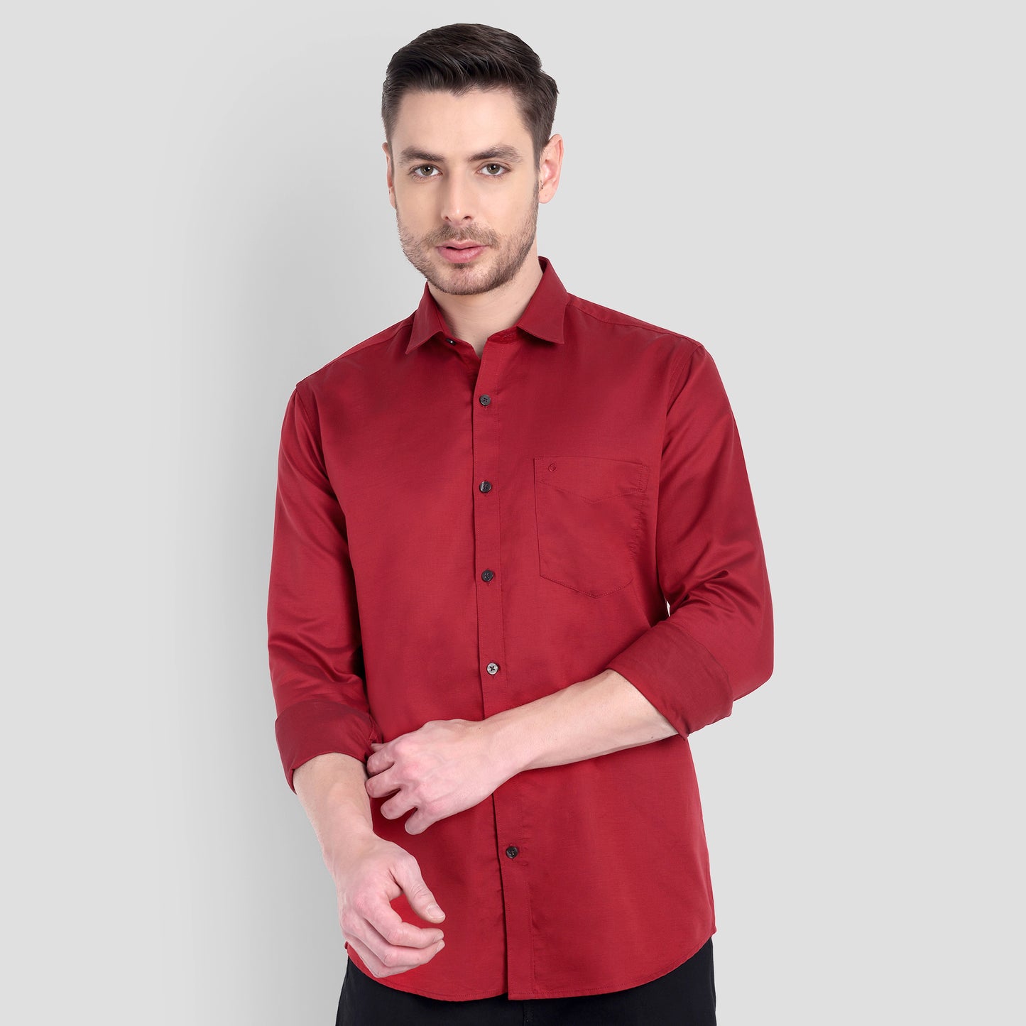 Cotton Filafil Two Tone Shirts
