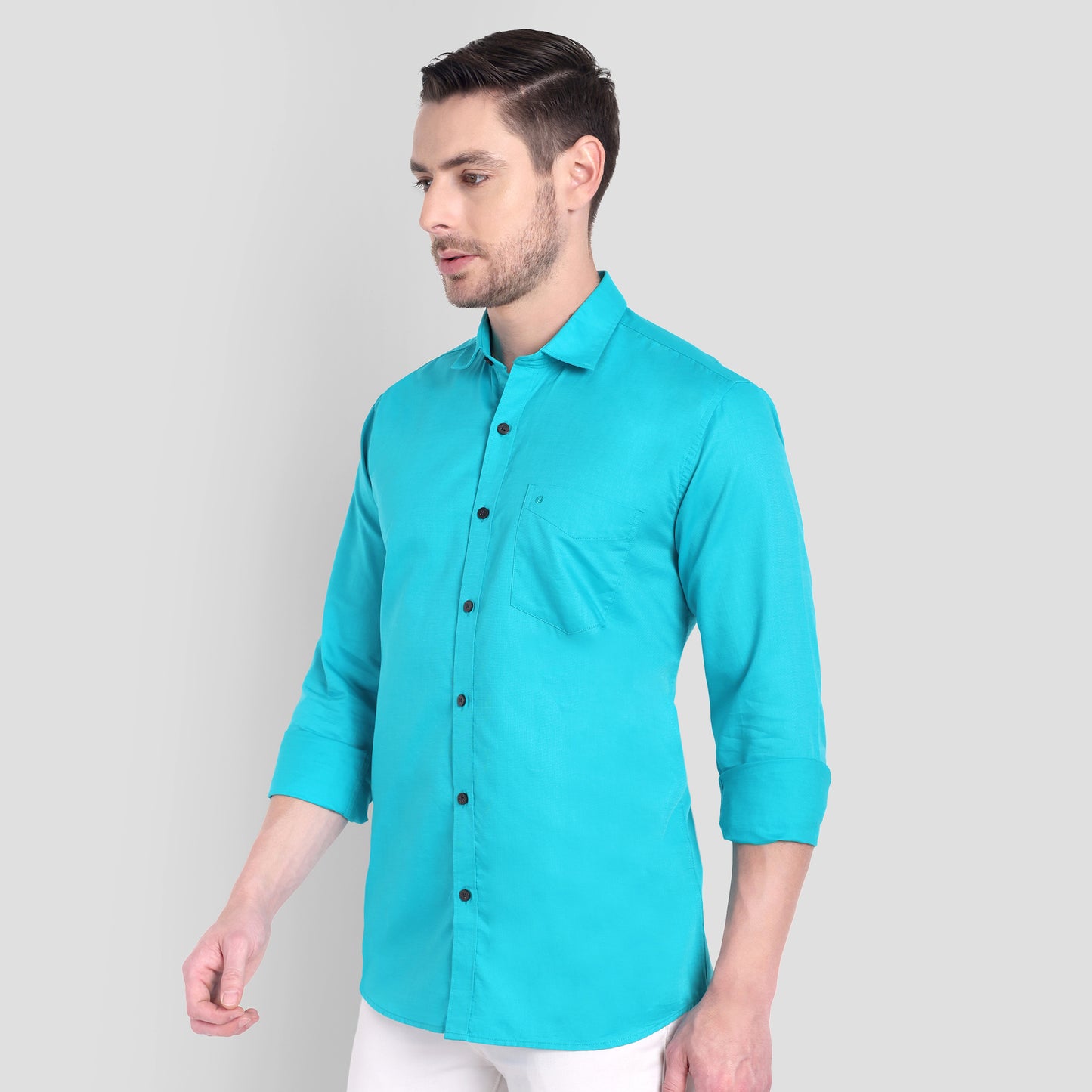 Cotton Filafil Two Tone Shirts