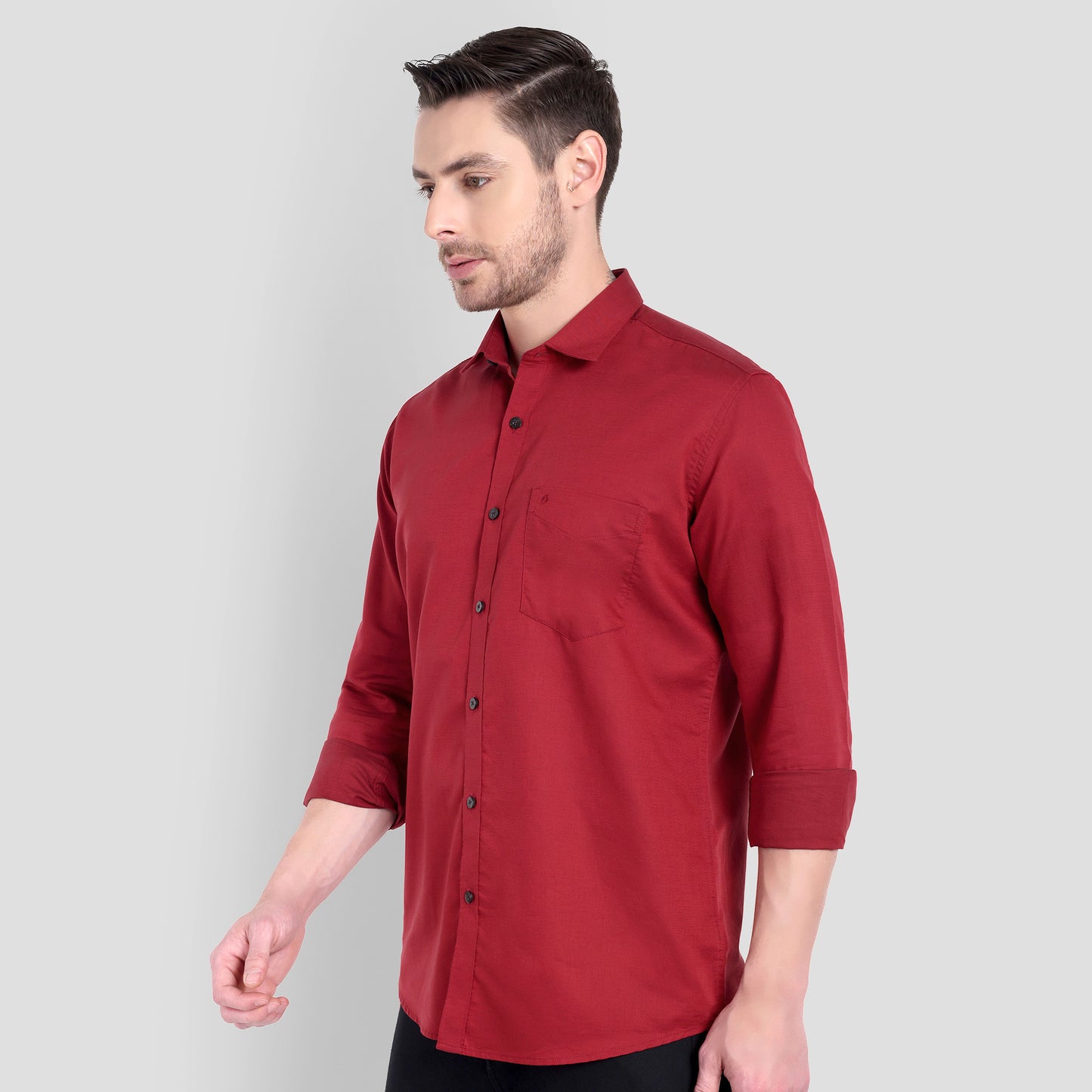 Cotton Filafil Two Tone Shirts