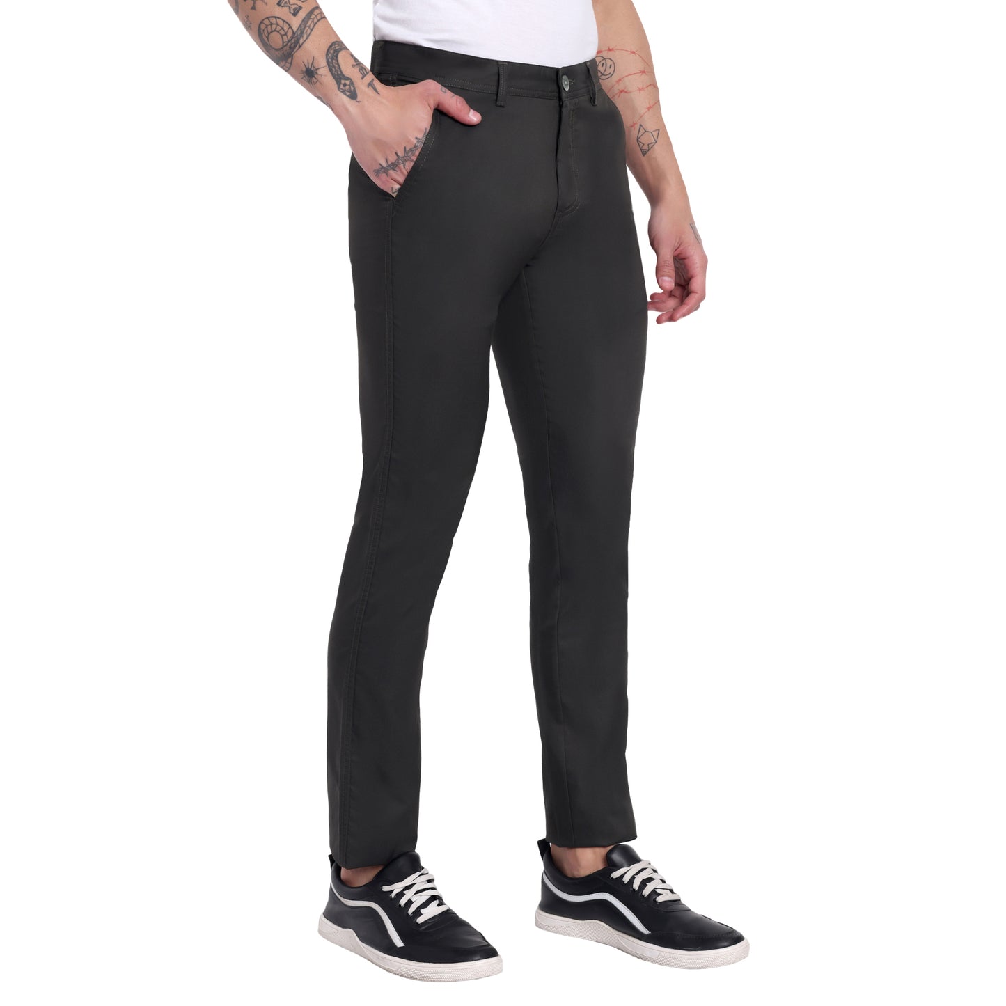 Satin Lycra Trousers