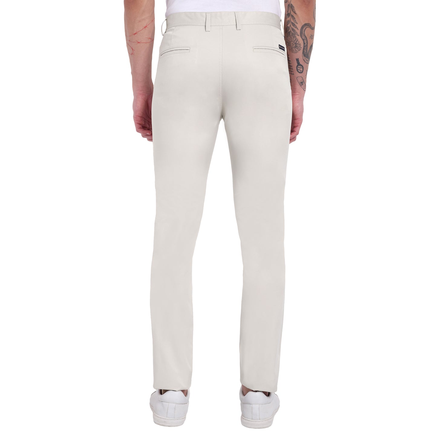 Satin Dobby Lycra Trousers