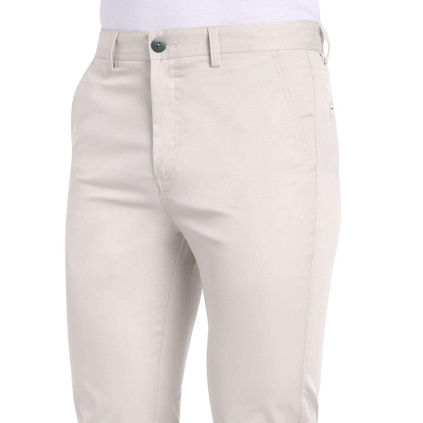 Satin Dobby Lycra Trousers