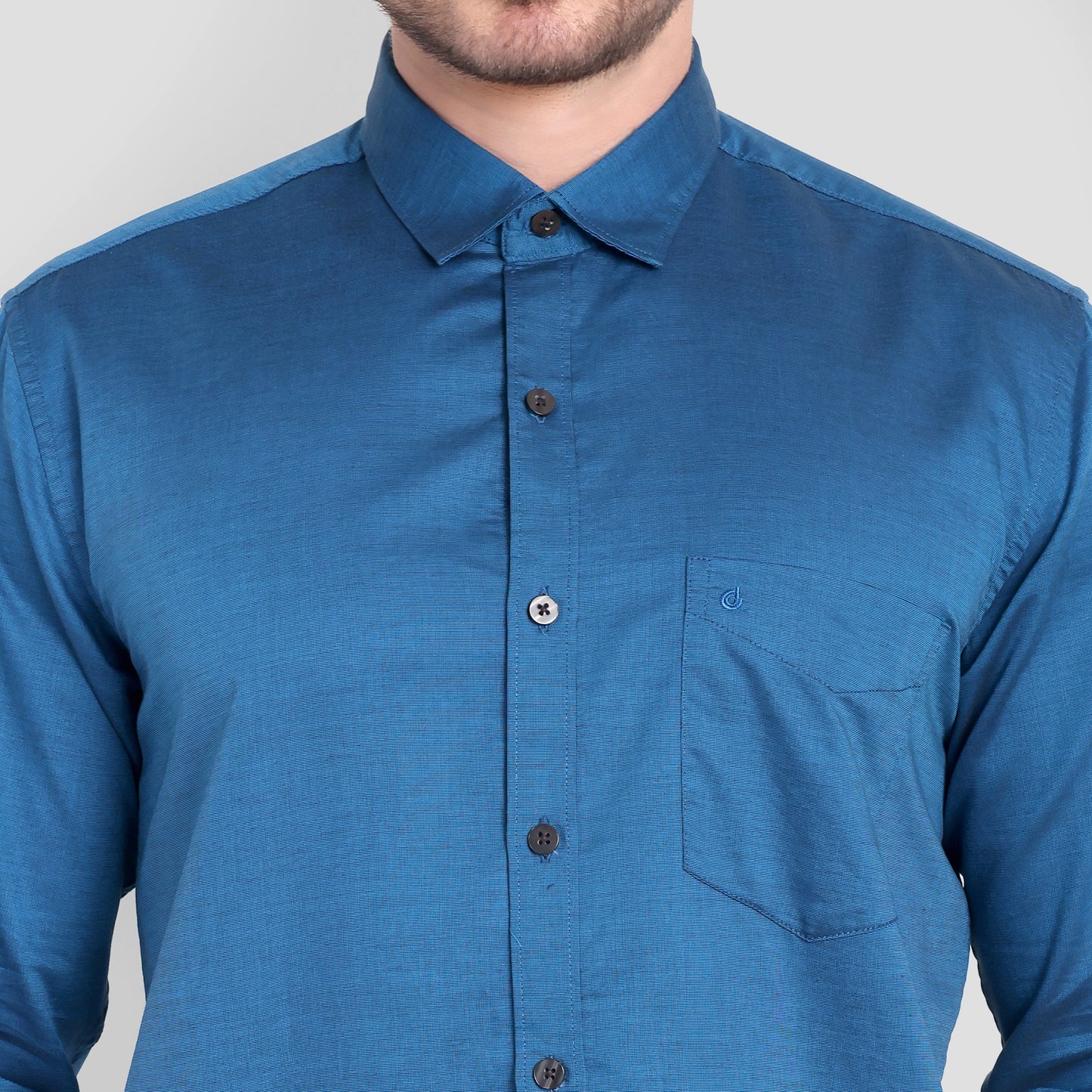 Cotton Filafil Two Tone Shirts