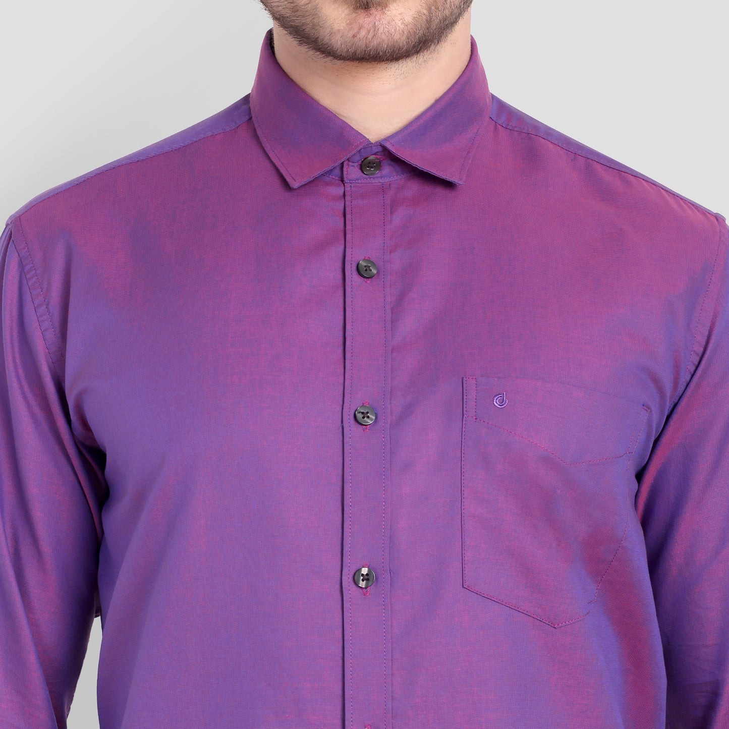 Cotton Filafil Two Tone Shirts